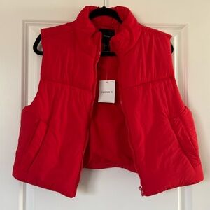 🆕 WITH TAGS 🏷️! WOMAN SIZE LARGE RED VEST